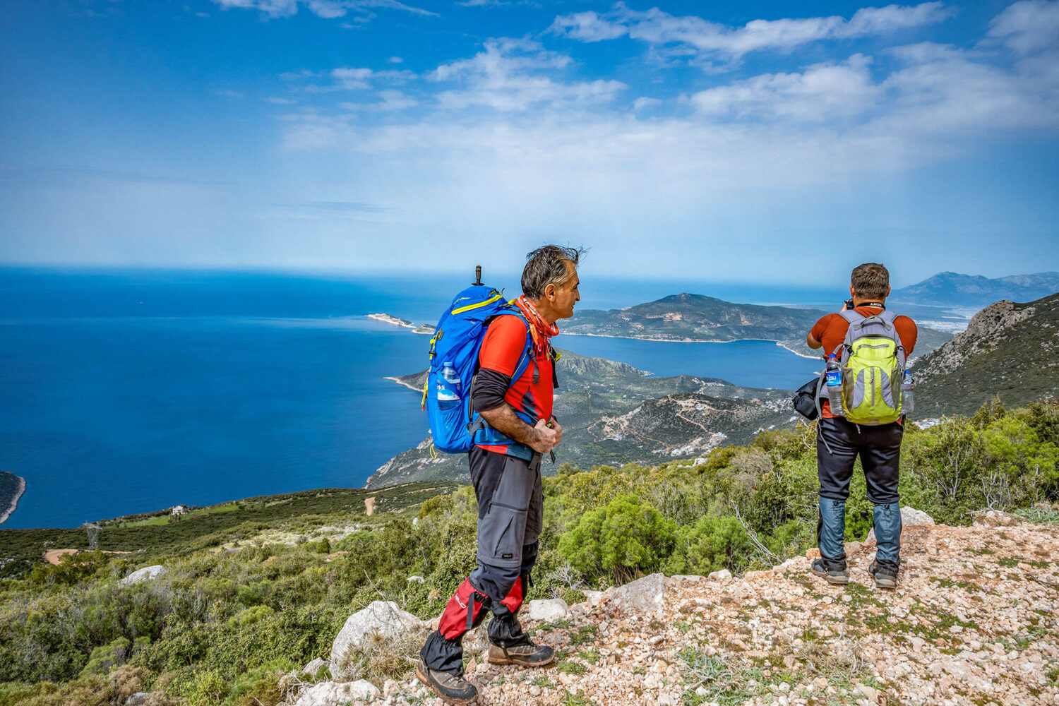 Hiking Trekking the Lycian Way Kalkan stunning coastline views