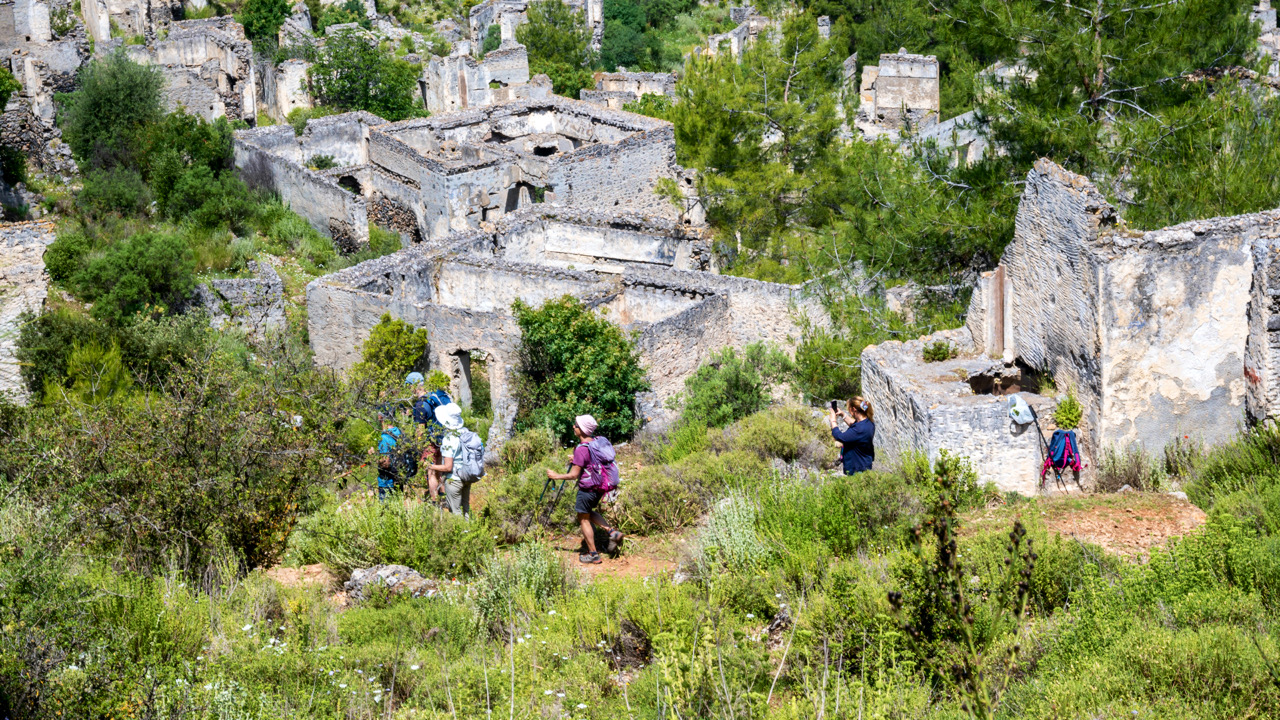 Hiking Trips in Fethiye Kayakoy-host town