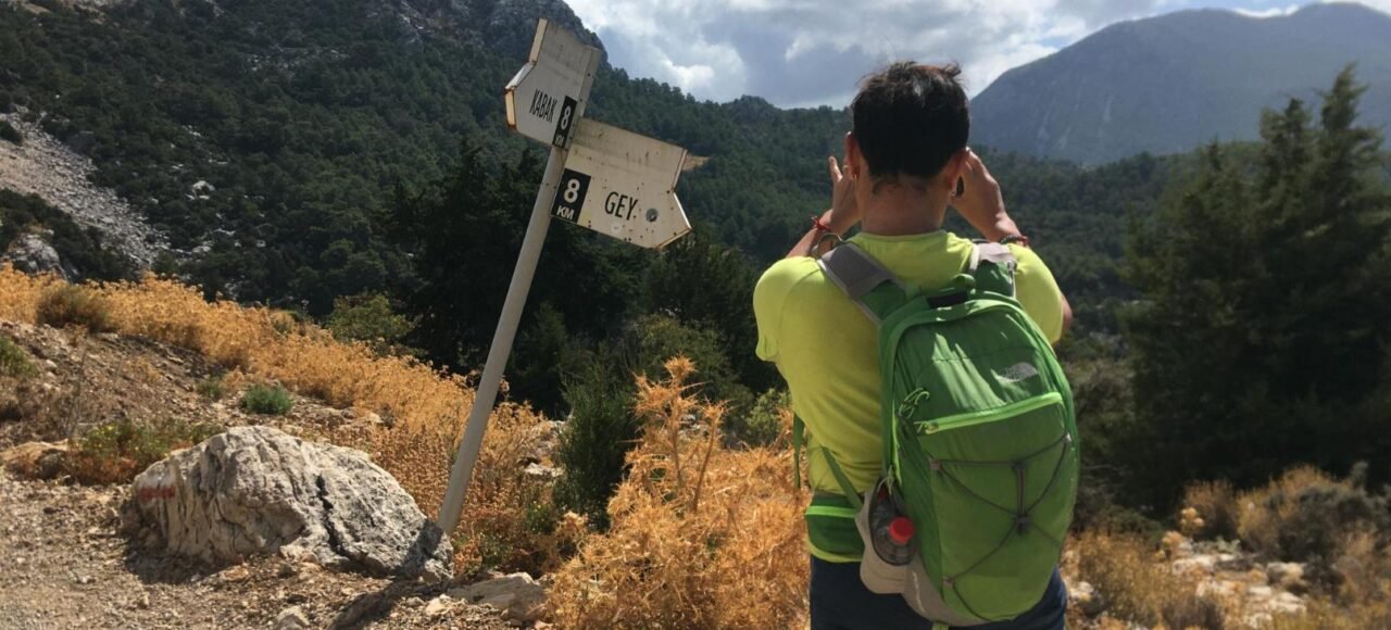 trekking lycian way in summer