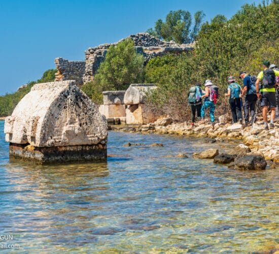 trekking lycian way coast in turkey