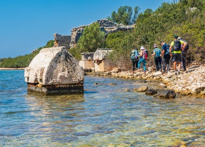 trekking lycian way coast in turkey