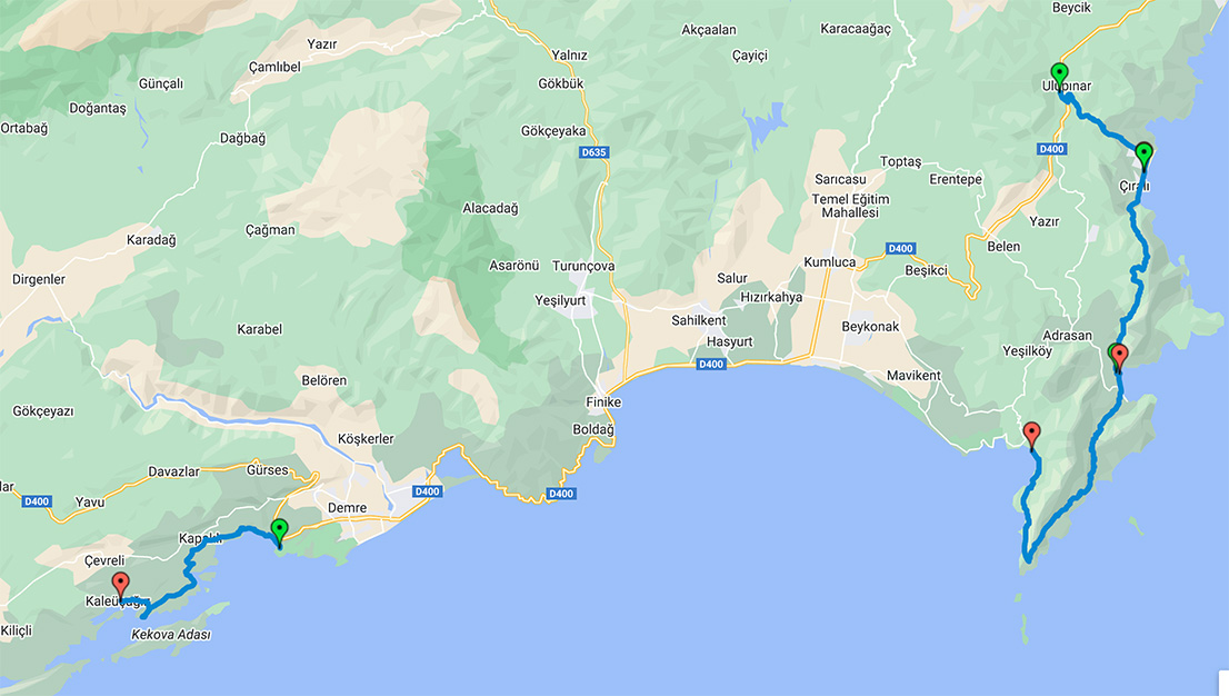 Start Your Lycian Way Trekking Adventure from Antalya