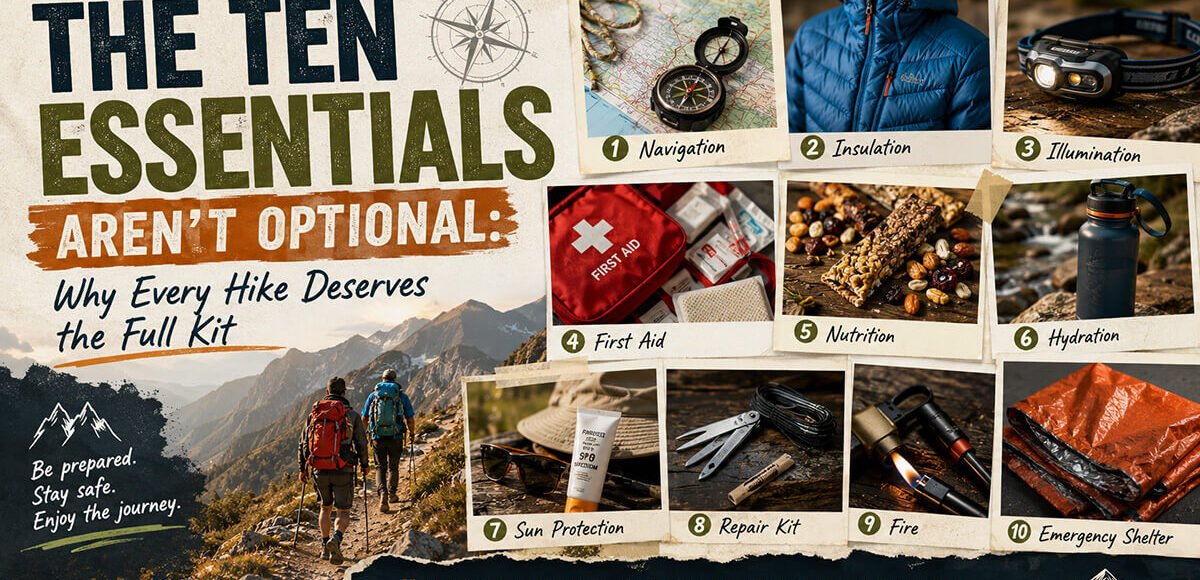 The Ten Essentials Aren't Optional- Why Every Hike Deserves the Full Kit